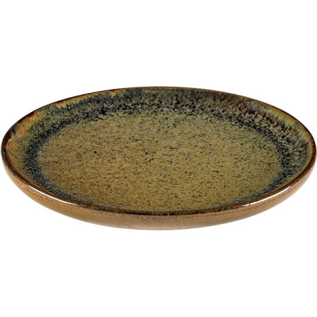 Тарелка «Серфис»; керамика; D=16,H=1.5см; серый