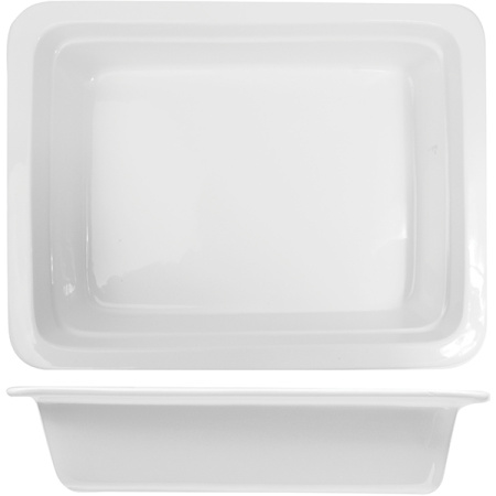 Гастроемкость (1/2); фарфор; H=6.5,L=32.5,B=26.5см