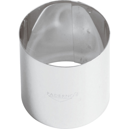 Фото Кольцо кондитерское; сталь нерж.; D=60,H=60мм; металлич. Кольцо кондитерское; сталь нерж.; D=60,H=60мм; металлич.