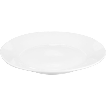 Тарелка мелкая «Коллаж»; фарфор; D=15,H=1.5см; белый