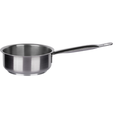 Сотейник; сталь; 1.3л; D=16,H=7.3,L=36.7см; металлич.