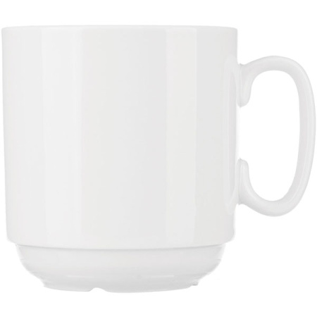 Кружка «Лайт»; фарфор; 300мл; D=8,H=8.7см; белый