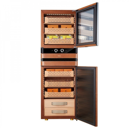 Хьюмидор для сигар Afidano L8 (Коньячная кожа)