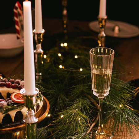 Бокал-флюте «Макассар»; хр.стекло; 170мл; прозр.