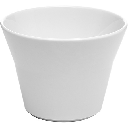 Салатник «Лив»; фарфор; 400мл; D=11.5,H=8см; белый