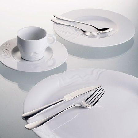 Чашка чайная «Мелодия»; фарфор; 230мл; D=8.5,H=6,B=11см; белый