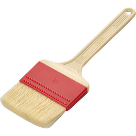 Кисточка кондит.; пластик,щетина натур.; L=235/40,B=75мм; бежев.,красный