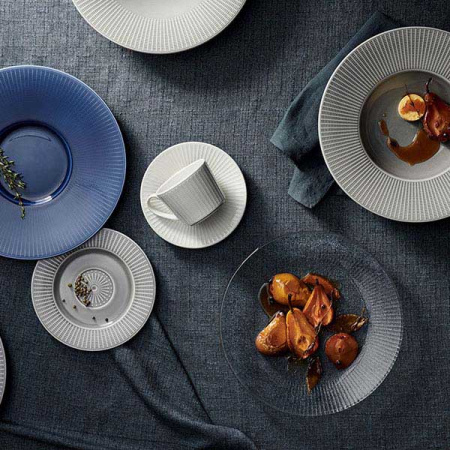 Блюдце «Уиллоу»; фарфор; D=15.3см; белый