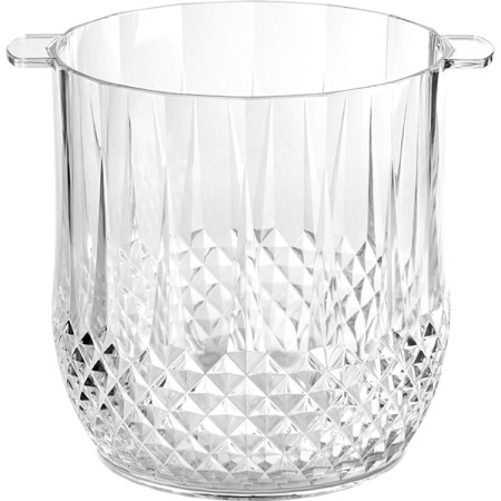 Емкость для льда; пластик; D=19.5,H=21см; прозр.