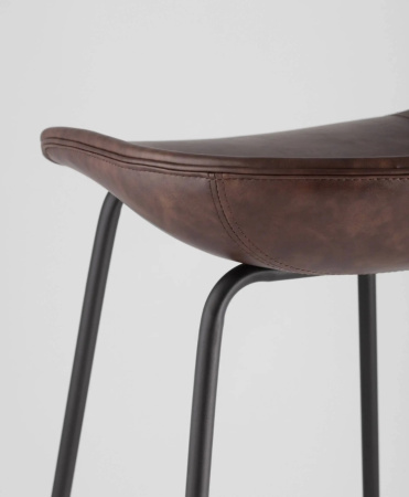 Стул барный Beetle Lite PU коричневый