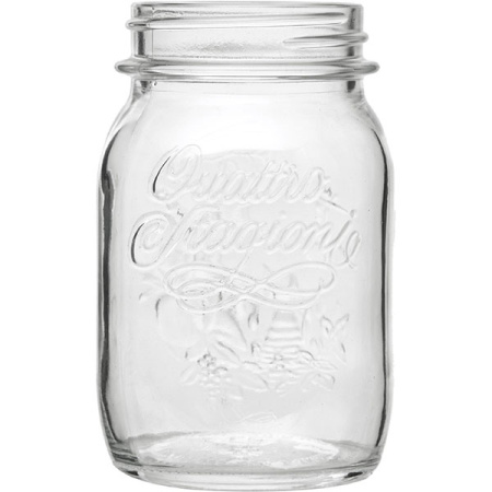 Банка б/крышки «Кватро Стаджони»; стекло; 0.5л; D=90,H=136мм; прозр.