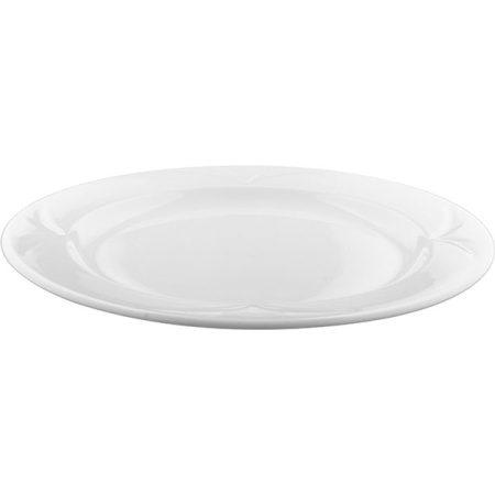 Тарелка мелкая «Бьянко»; фарфор; D=25.5см; белый
