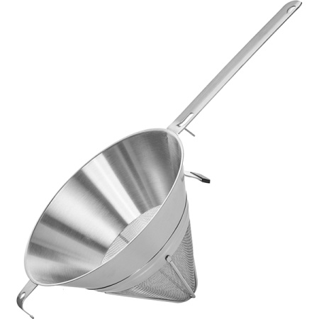 Сито коническое; сталь нерж.; D=240,H=22,L=510мм; металлич.