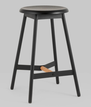 Стул полубарный Knobb черный