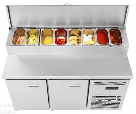 Стол для пиццы Abat СХС-80-01П 2 двери