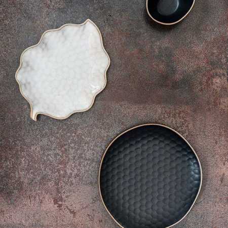 Блюдо для подачи Le CoQ Кюпсели Д=34.5 Ш=26.5 см бежевый