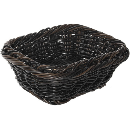 Корзина гастр.1/6; полипроп.,сталь нерж.; H=65,L=176,B=162мм; коричнев.