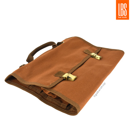 Сумка-скрутка LBS для барного инвентаря, коричневый