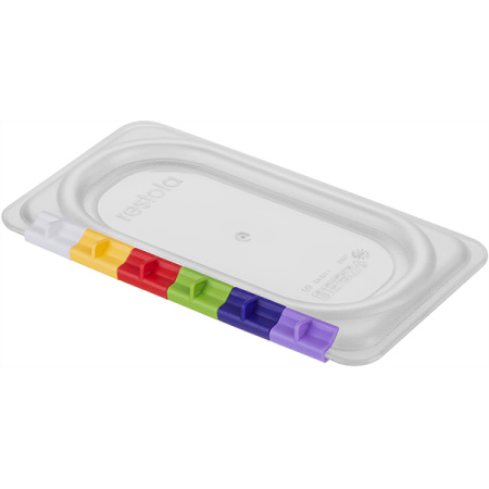 Крышка для гастр-ти (1/9); полипроп.; L=17.6,B=10.8см; прозр.