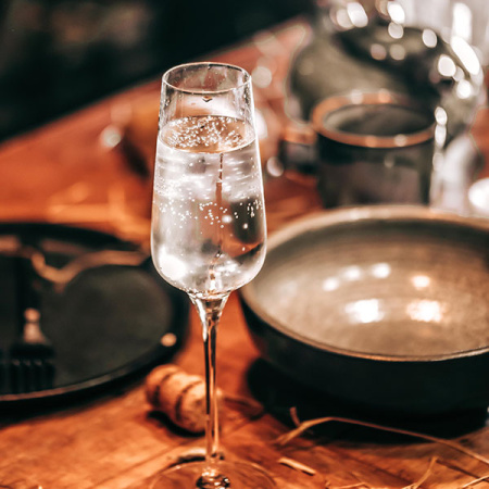 Бокал-флюте «Сублим»; хр.стекло; 210мл; D=60,H=240мм; прозр.