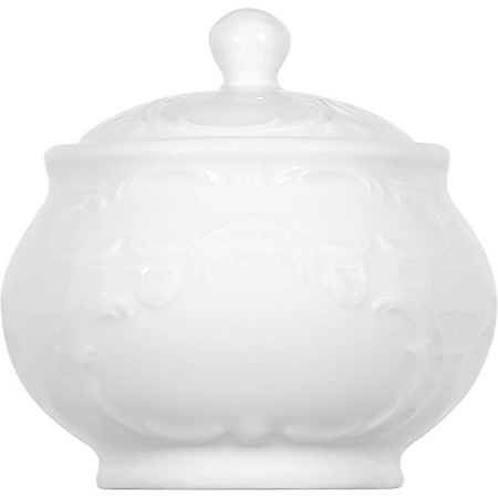 Сахарница «Моцарт»; фарфор; 250мл; белый