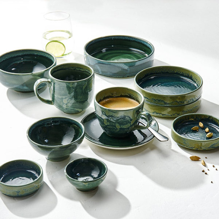 Блюдце Steelite Визувиус Бёрнт Эмералд диаметр 12.5 см