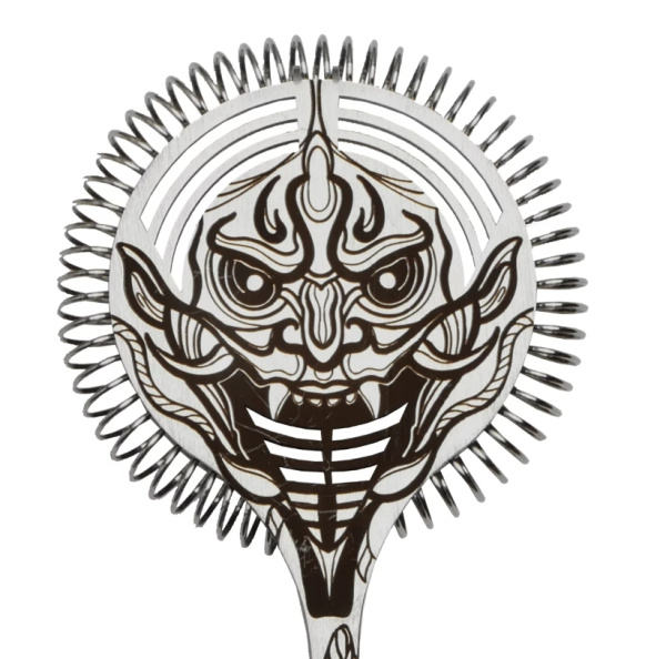 Фото Стрейнер Cocktail design Hannya by Tattoo.Darina Стрейнер Cocktail design Hannya by Tattoo.Darina от магазина ligabarshop.ru