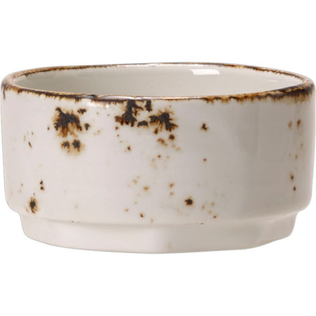 Соусник «Крафт»; фарфор; 55мл; D=6.5,H=3см; белый