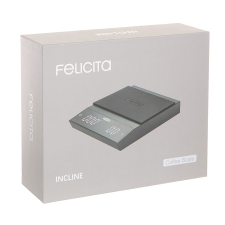 Фото Весы для кофе Felicita Incline черные Весы для кофе Felicita Incline черные