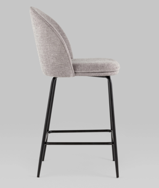 Стул полубарный Echo светло-серый