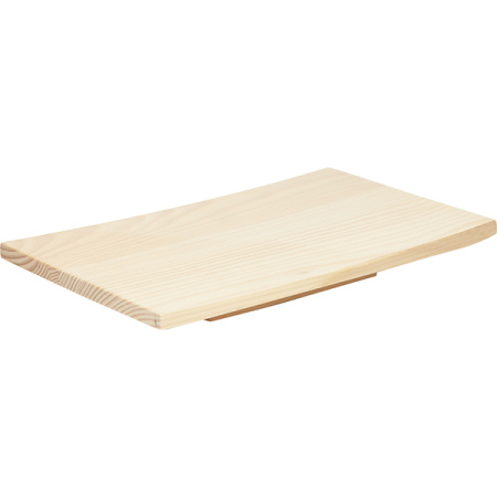 Блюдо для суши; дерево; H=6,L=24,B=15см; черный,красный