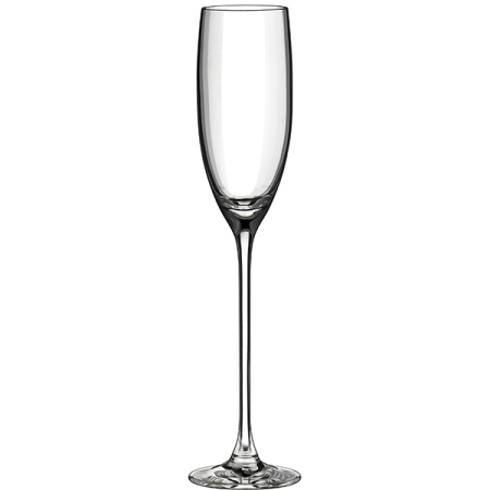 Бокал-флюте «Селект»; хр.стекло; 180мл; D=48/65,H=275мм; прозр.