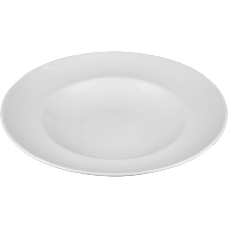 Тарелка для пасты «Тренд»; фарфор; 500мл; D=29см; белый