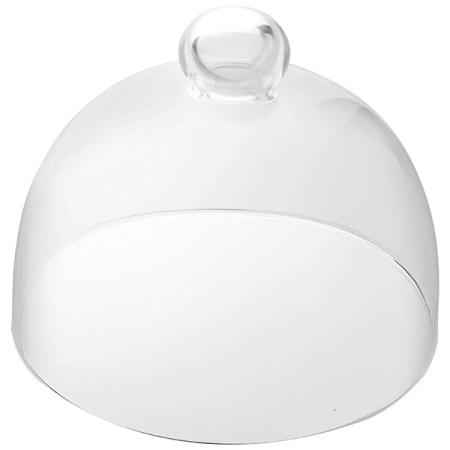 Крышка д/тортовницы «Сан Марко»; стекло; D=11,H=10см; прозр.