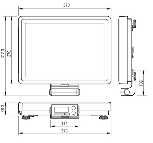 Фото Весы порционные Cas PDC-06-S Весы порционные Cas PDC-06-S