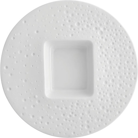 Тарелка; L=23см; белый