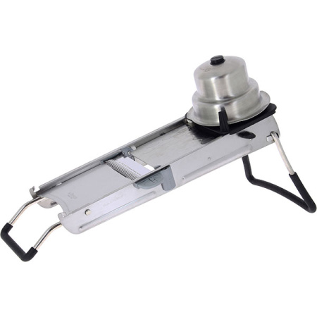 Мандолина «Ультра»; сталь,пластик; H=4.5,L=38.5,B=12.5см; металлич.,черный