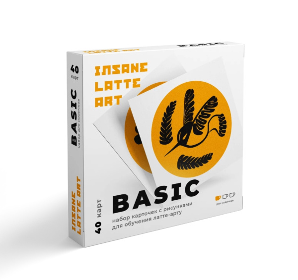 Комплект для латте-арта Insane Latte Art Fake Milk Concentrate + набор карточек BASIC