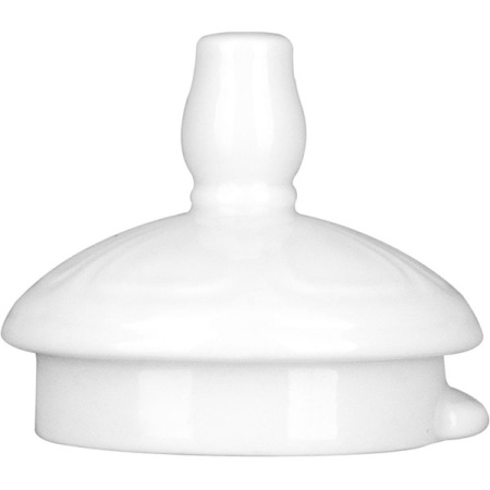 Крышка для чайника «Торино вайт»; фарфор; белый