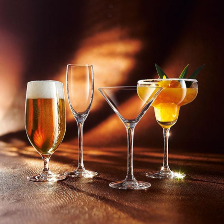 Бокал-флюте «Каберне»; хр.стекло; 160мл; D=53/70,H=223мм; прозр.