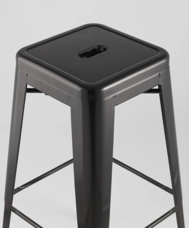 Стул барный TOLIX черный глянцевый
