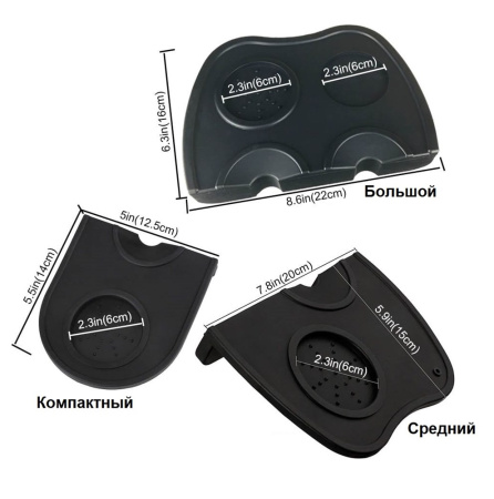 Коврик для темпинга LBS резиновый, средний