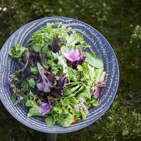 Салатник «Арборесценс» цвет-лакрица; фарфор; 850мл; D=24,H=6см