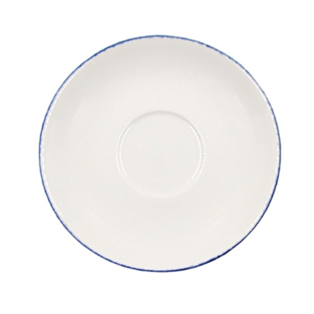 Блюдце Bonna Ретро Д=160 мм синий край (чашка 70914)