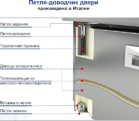 Стол холодильный hicold sn 11 tn w