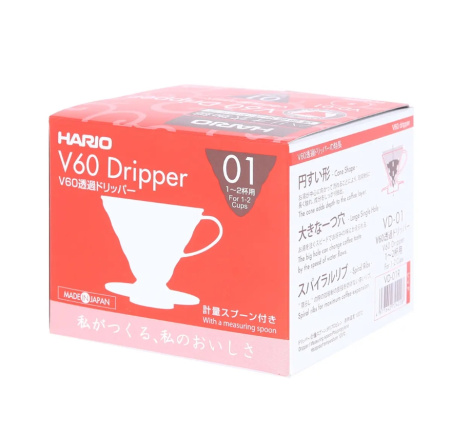 Воронка Hario VD-01R пластик, красный