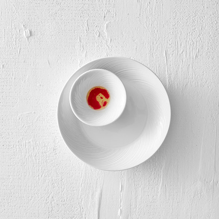 Салатник «Спайро»; фарфор; 114мл; D=10,H=4см; белый