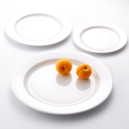 Блюдо «Монако Вайт»; фарфор; D=32,H=2см; белый