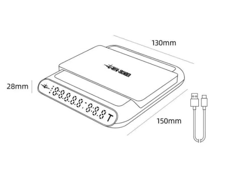 Весы с таймером MHW-3Bomber Formula Smart черный