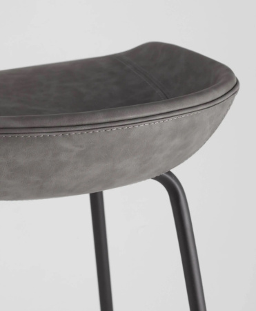 Стул барный Beetle Lite PU серый
